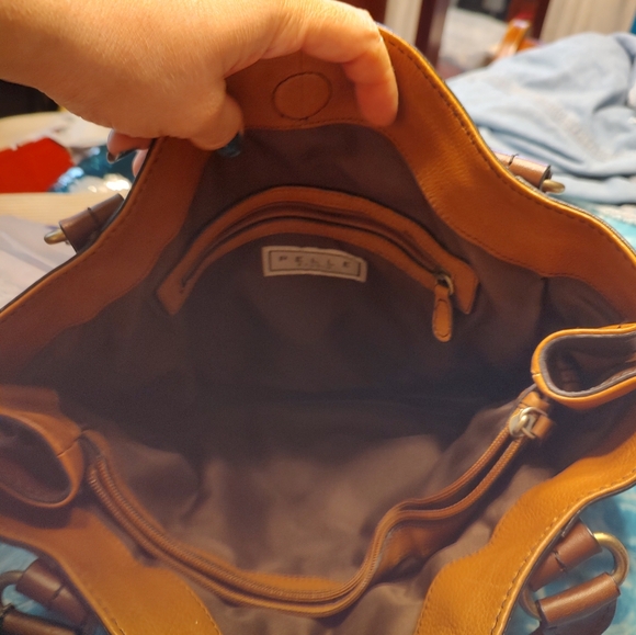 PURE LEATHER HANDBAG THATS MORE TAN - Picture 3 of 5